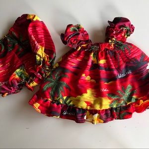 Hawaii Tropical Dress and Bloomers